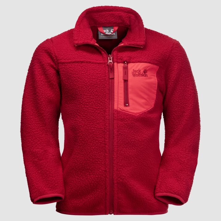 Chamarra Polar Jack Wolfskin Ice Cloud Niños Rojos Mexico-7532489